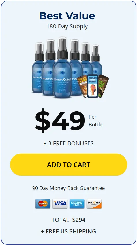 NeuroQuiet 6 bottles